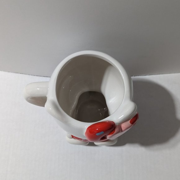 Hello Kitty Love Heart Figural Mug Sanrio 20oz Ceramic Coffee / Tea Cup - Picture 5 of 8